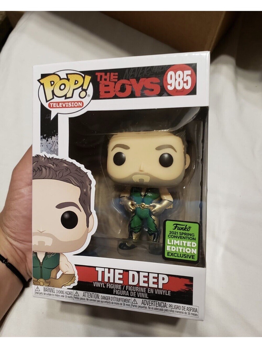 Funko Pop The Boys The Deep 985 2021 ECCC Spring Convention Exclusive!